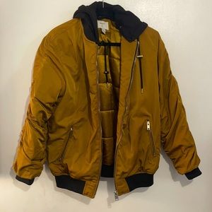 Forever 21 Golden Bomber Jacket